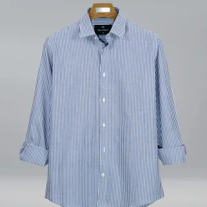 Old Money Cotton Stripe Shirt